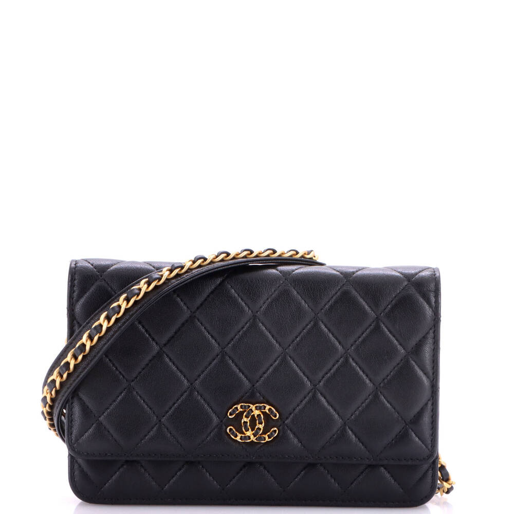Chanel Chain Infinity Wallet on Chain Quilted Lambskin